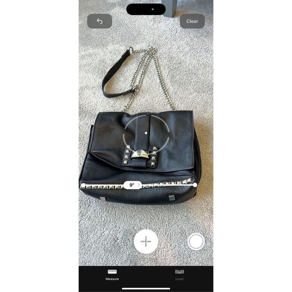 NWOT ZARA STUDDED MEDIUM CROSSBODY chain bag, $128 - Picture 10 of 11